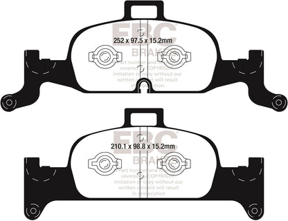 EBC Brakes - S10 Kits Greenstuff 2000 And GD Rotors - S10KF1707