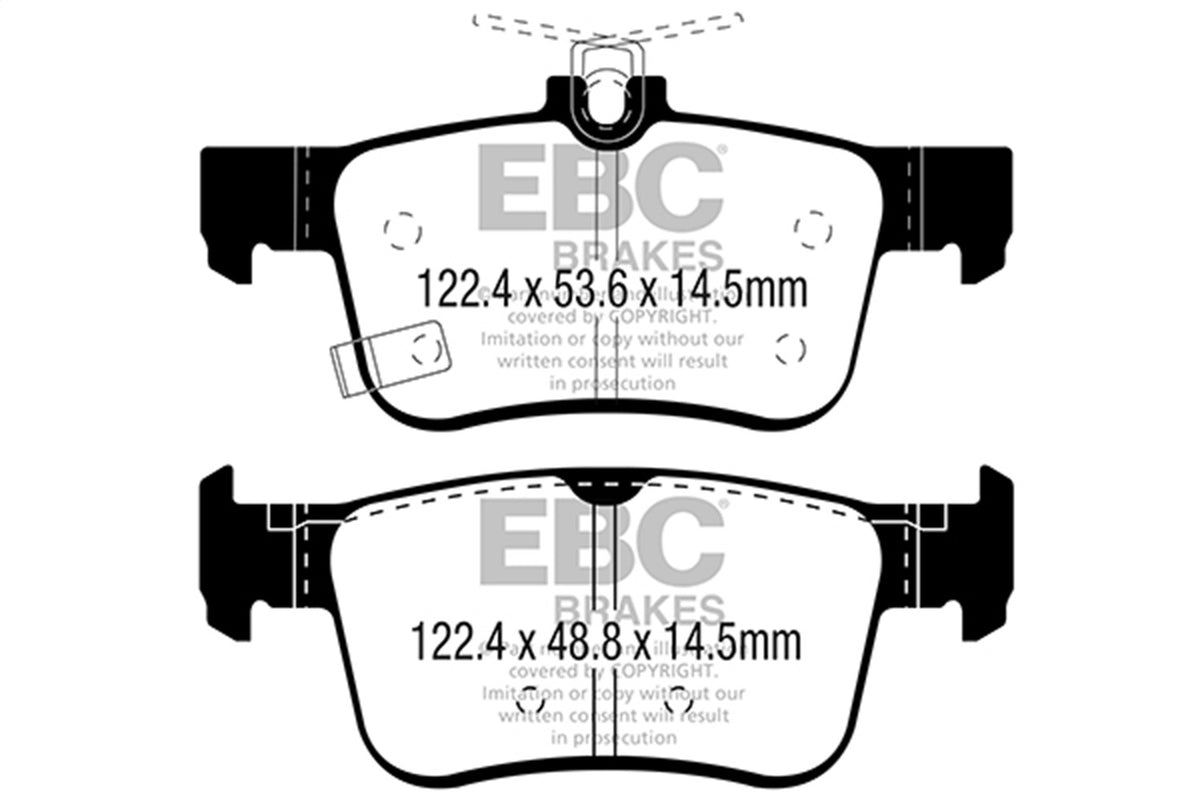 EBC Brakes - S13 Kits Yellowstuff And RK Rotors - S13KR1653