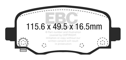 EBC Brakes - S5 Kits Yellowstuff And GD Rotors - S5KR1532