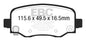 EBC Brakes - S5 Kits Yellowstuff And GD Rotors - S5KR1532