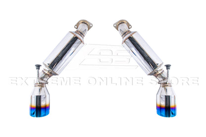2008-2013 Infiniti G37 Coupe Muffler Axle Back Burnt Tips Exhaust