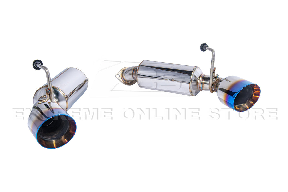 2008-2013 Infiniti G37 Coupe Muffler Axle Back Burnt Tips Exhaust
