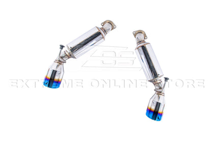 2008-2013 Infiniti G37 Coupe Muffler Axle Back Burnt Tips Exhaust