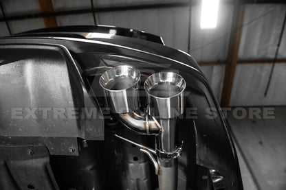 2024-Present Ford Mustang GT Muffler Delete Axle Back Quad Burnt Tips Exhaust