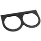 Gauge Mount Panel 2-5/8 Black Double - E9942