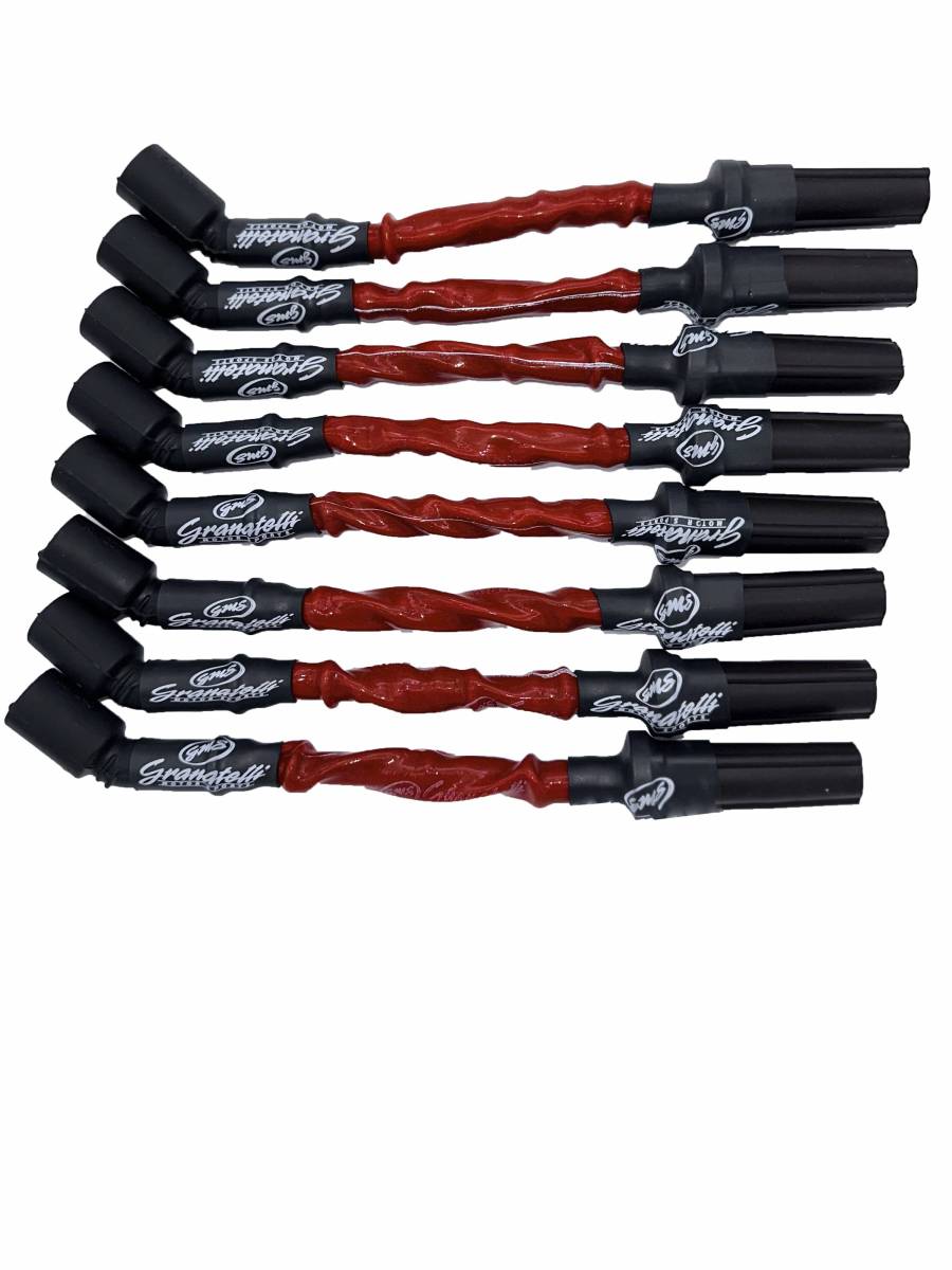 Granatelli GM LS & LT 0-Ohm 12" Red High-Temp Coil-Near-Plug Spark Plug Wires – 28-1629HTR