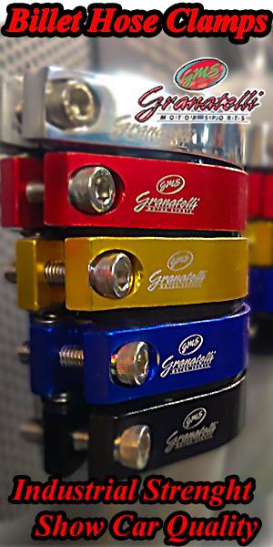 Granatelli Black Billet Aluminum Hose Clamp 71.5mm–73.5mm (Approx. 2.81"–2.89") – 971250
