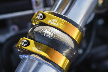 Granatelli Gold Billet Aluminum Hose Clamp 42mm–44mm (Approx. 1.65"–1.73") – 971150G