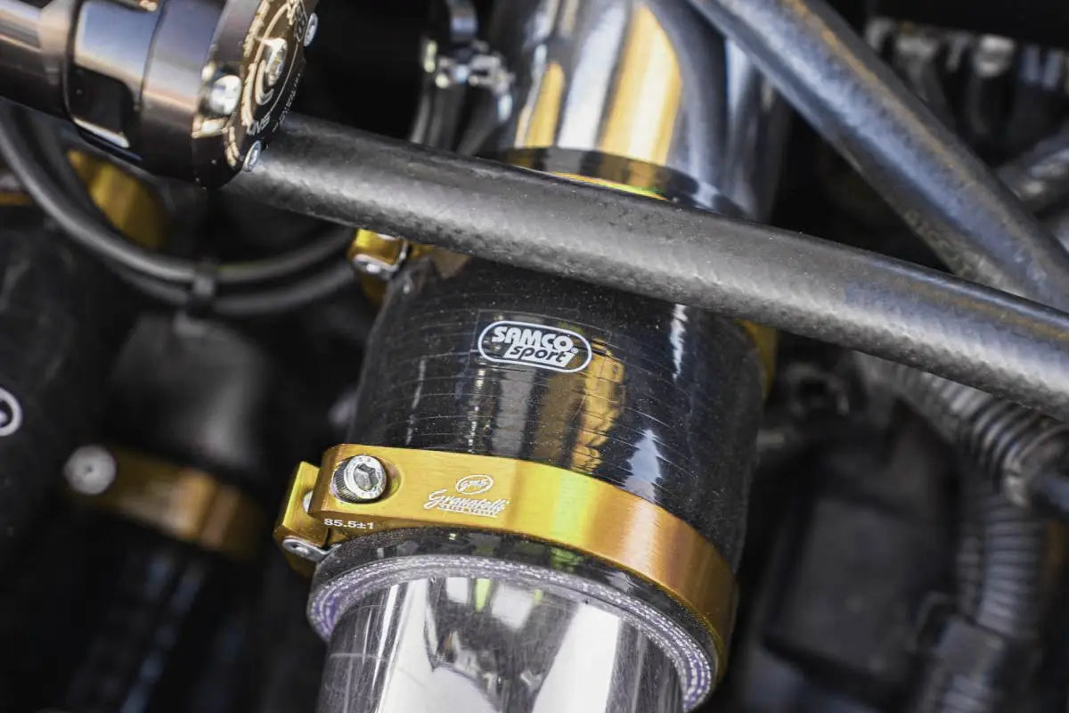 Granatelli Gold Billet Aluminum Hose Clamp 58mm–60mm (Approx. 2.28"–2.36") – 971200G