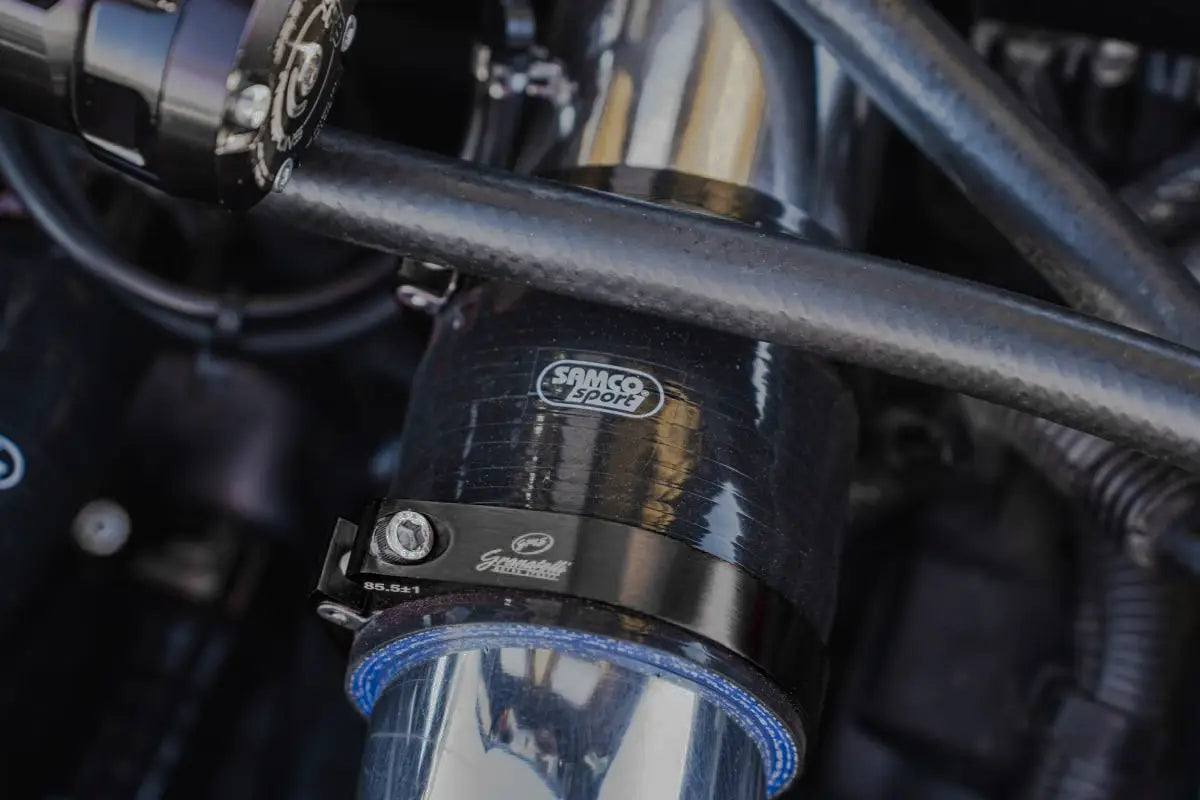 Granatelli Black Billet Aluminum Hose Clamp 71.5mm–73.5mm (Approx. 2.81"–2.89") – 971250