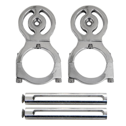 Granatelli 1.50" Race Belt Residual Slack Harness Collar – Polished Aluminum Set of 2 – 800150