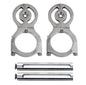 Granatelli 1.50" Race Belt Residual Slack Harness Collar – Polished Aluminum Set of 2 – 800150