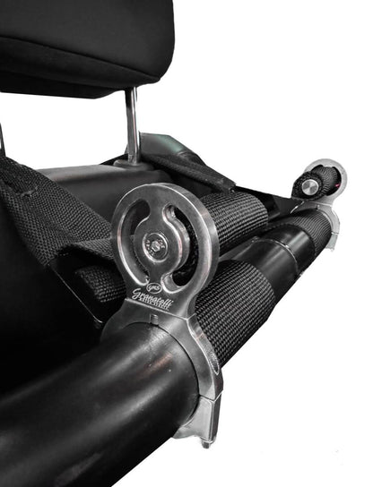 Granatelli 1.50" Race Belt Residual Slack Harness Collar – Polished Aluminum Set of 2 – 800150