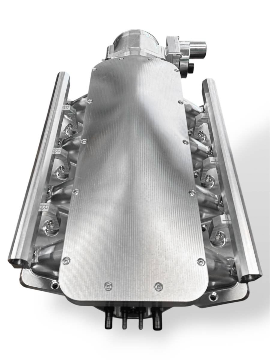 Granatelli ZILLA Silver Billet LS Manifold – 105mm Inlet – 980105S
