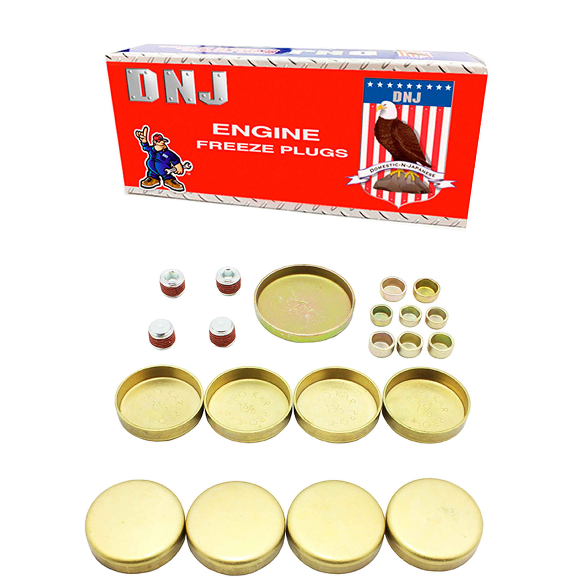 Expansion Plug Kit 1962-2002 AM General,Buick,Cadillac,Chevrolet,GMC,Oldsmobile,Pontiac 3.8L-5.7L