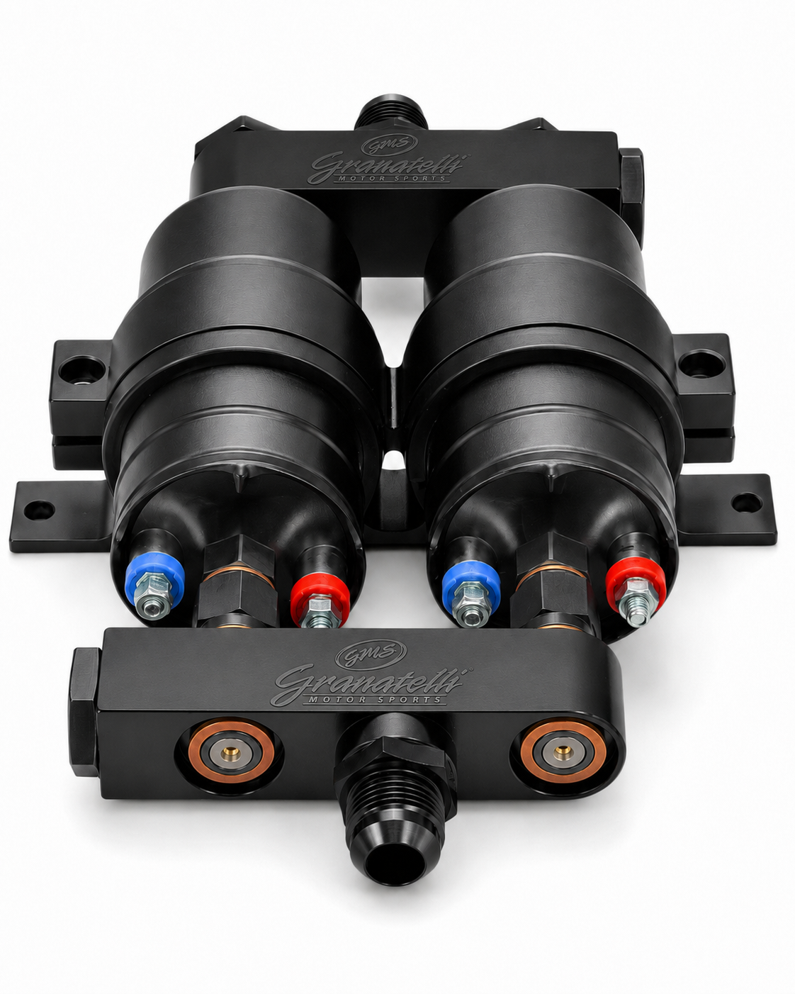 Granatelli Dual Fuel Pump Mounting Bracket Kit – Billet Aluminum – GM822B