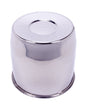 5.1in Closed Cap Stainless - HC211SS