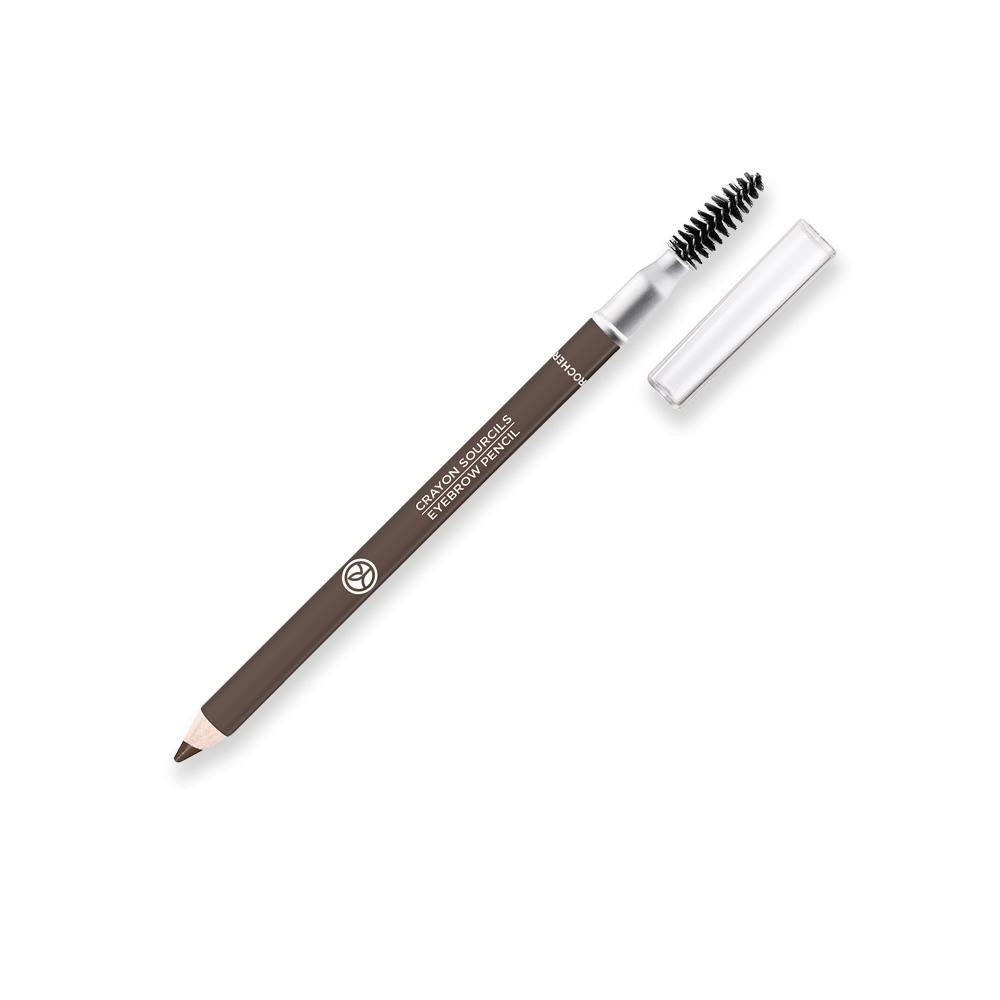 Yves Rocher Eyebrow Pencil with Fine Tip for Natural-Looking Eyebrows, Long-Lasting Makeup
