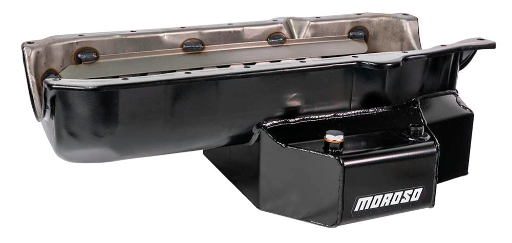Oil Pan SBC Oval Track Steel - 21319