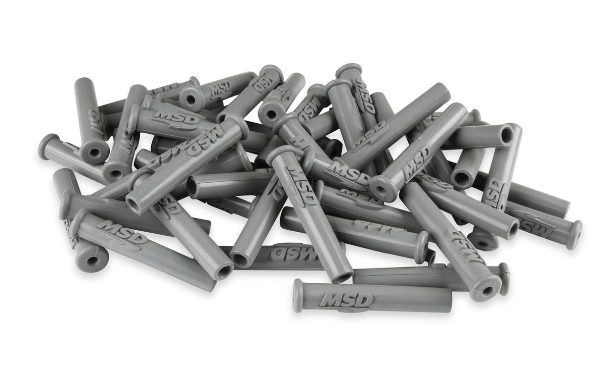 Spark Plug Boot Straight Gray Silicone 50pk - 34564