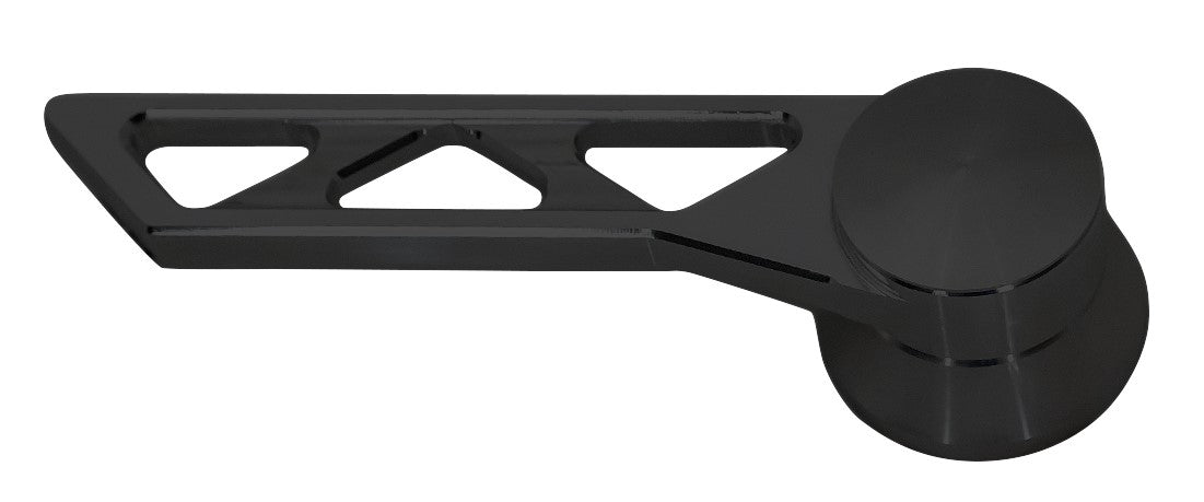 Universal Door Handle For Pre-1948 GM; Black; Triangular