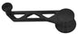 Window Crank; Pre-1948 GM; Triangular; Black