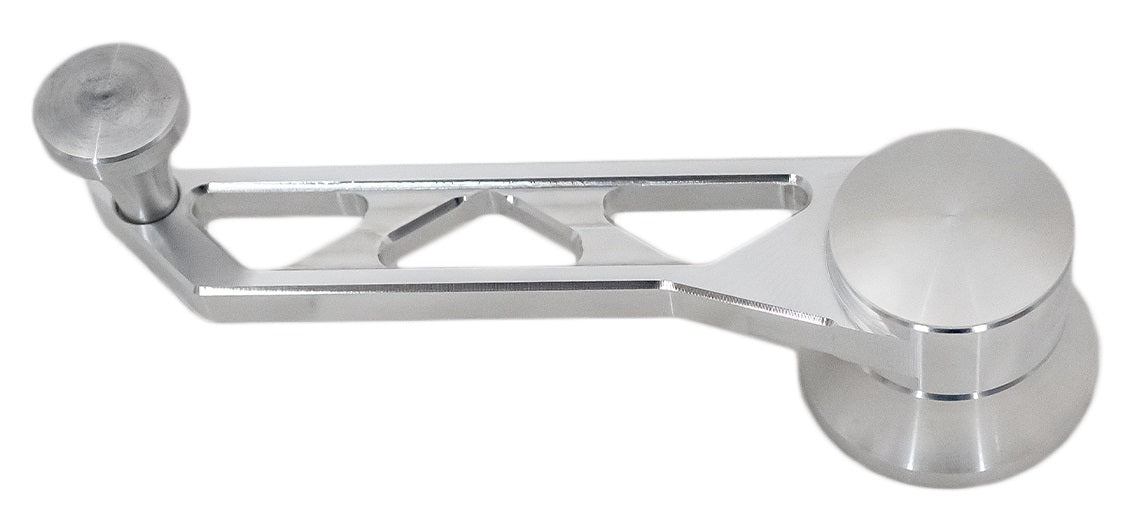 Window Crank; Pre-1948 GM; Triangular; Polished