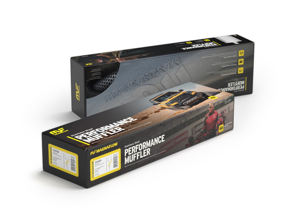 MagnaFlow 4 X 9in. Oval Straight-Through Performance Exhaust Muffler 11385