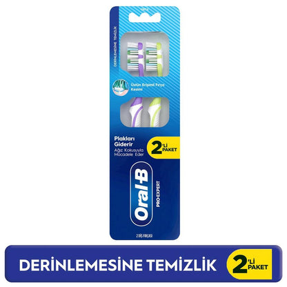 Oral-B Pro-Expert Deep Clean Toothbrush Medium 2-Pack