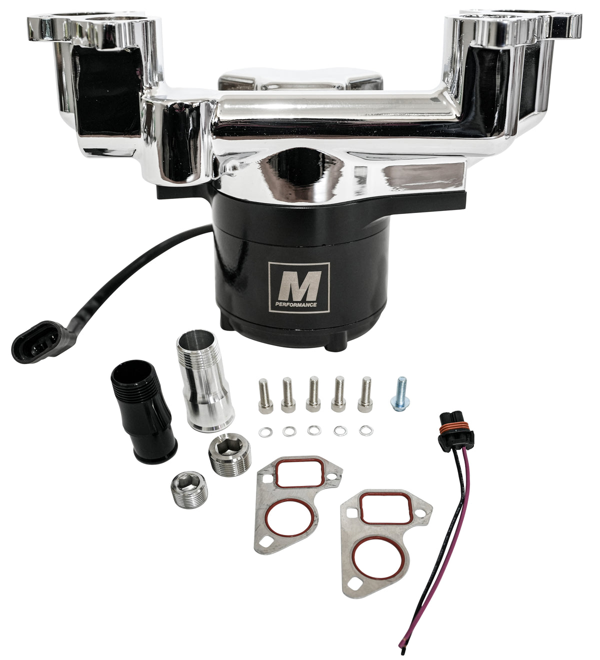 Chevy LS Electric Water Pump  Chrome