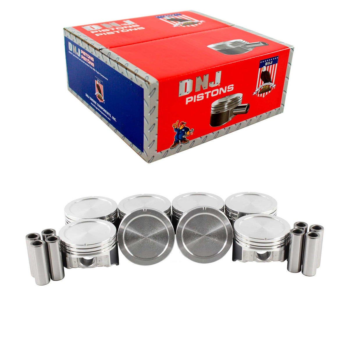 Piston Set 1999-2004 Buick,Cadillac,Chevrolet,GMC,Isuzu 5.3L (Oversizes Available)