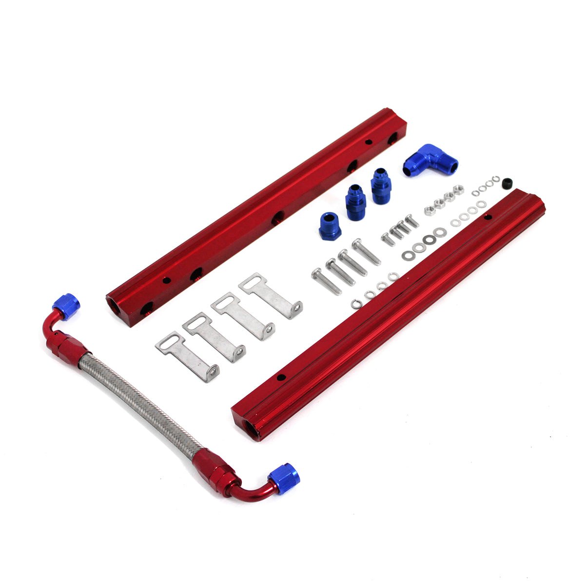 Speedmaster PCE137.1004 Fits Chevy BBC 454 Billet Aluminum Fuel Injector Rail Kit