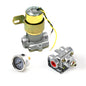 Speedmaster PCE145.1020 95 Gph Universal Electric Fuel Pump Chrome Regulator & Gauge Combo Kit