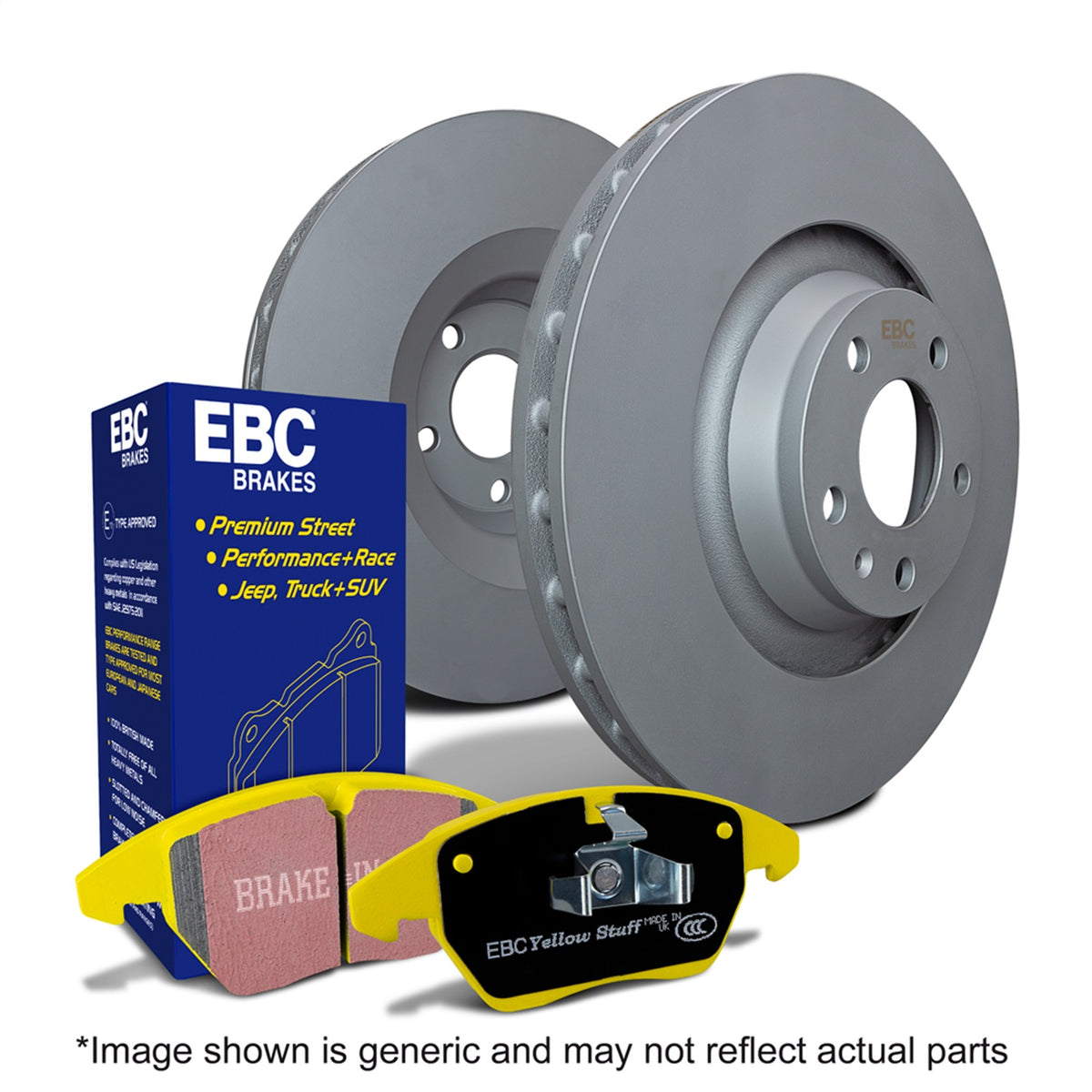 EBC Brakes - S13 Kits Yellowstuff And RK Rotors - S13KR1548
