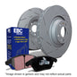EBC Brakes - S2 Kits Greenstuff 2000 And USR Rotors - S2KF1223