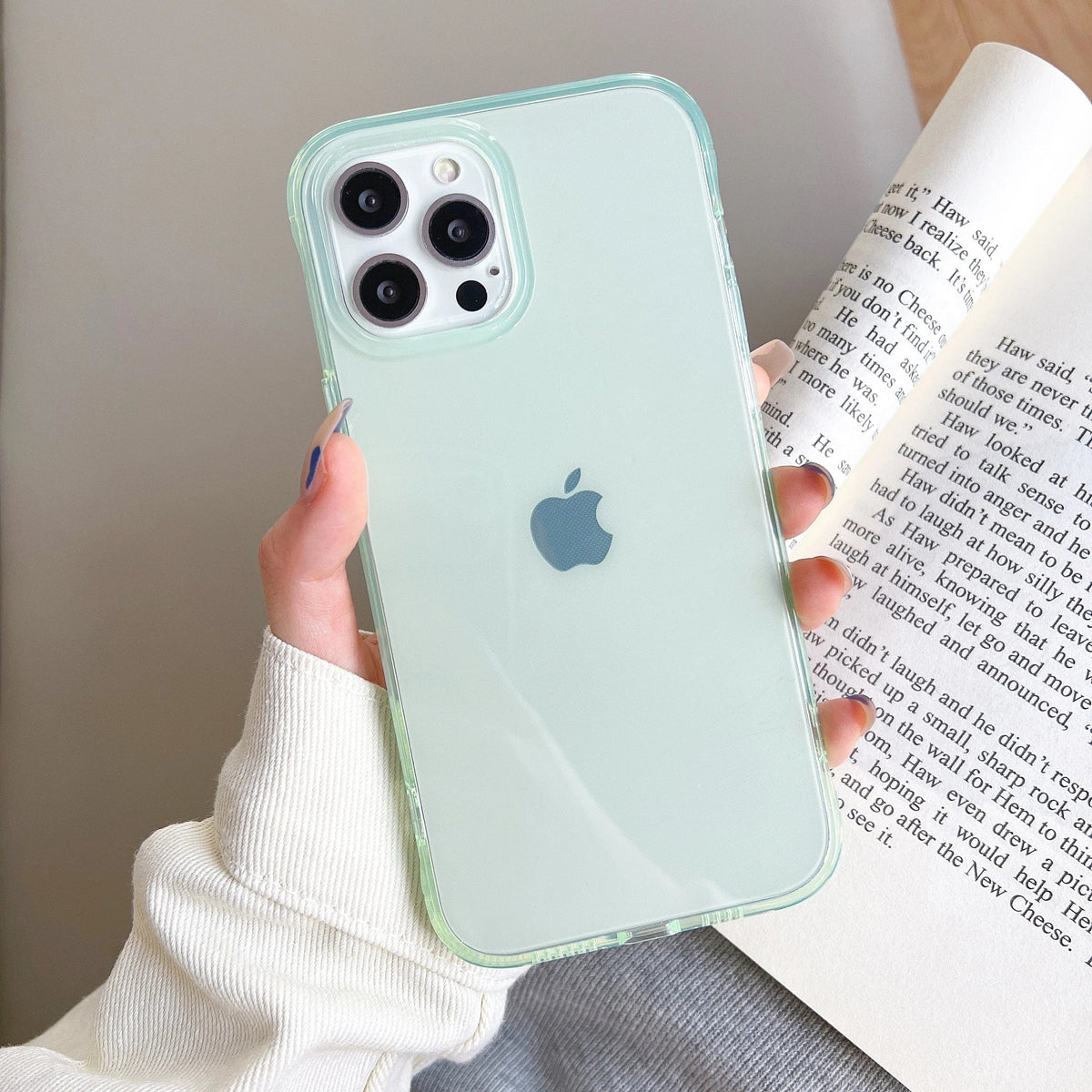 Clear Candy Color iPhone Case