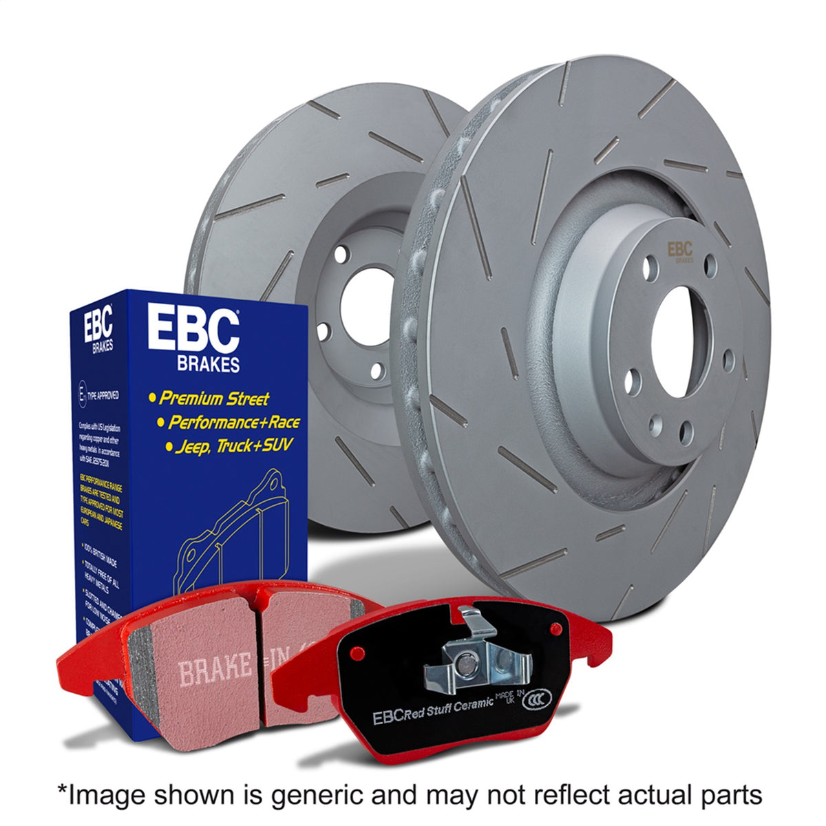 EBC Brakes - S4 Kits Redstuff And USR Rotor - S4KR1025