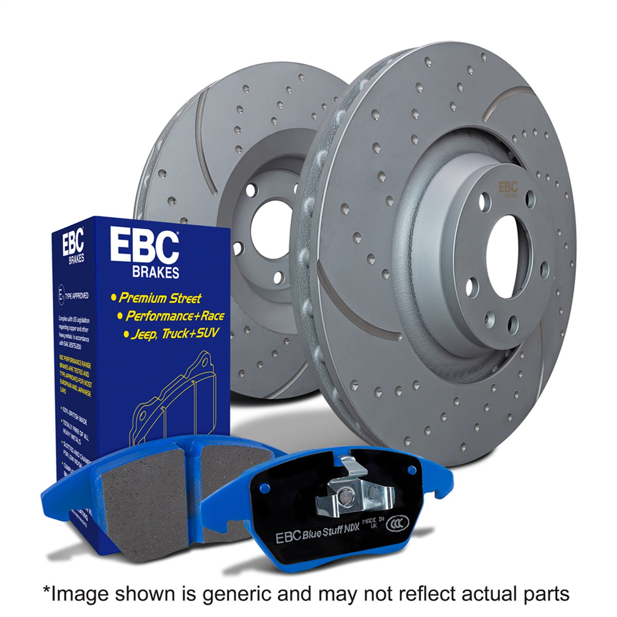 EBC Brakes - S6 Kits Bluestuff And GD Rotors - S6KF1274