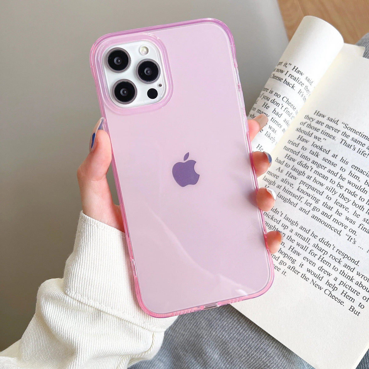Clear Candy Color iPhone Case