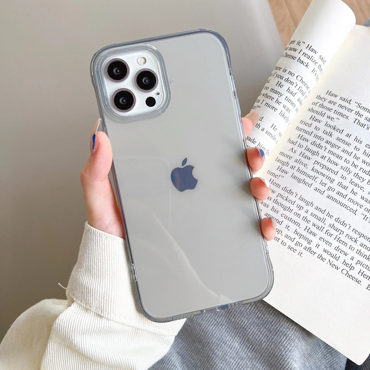 Clear Candy Color iPhone Case