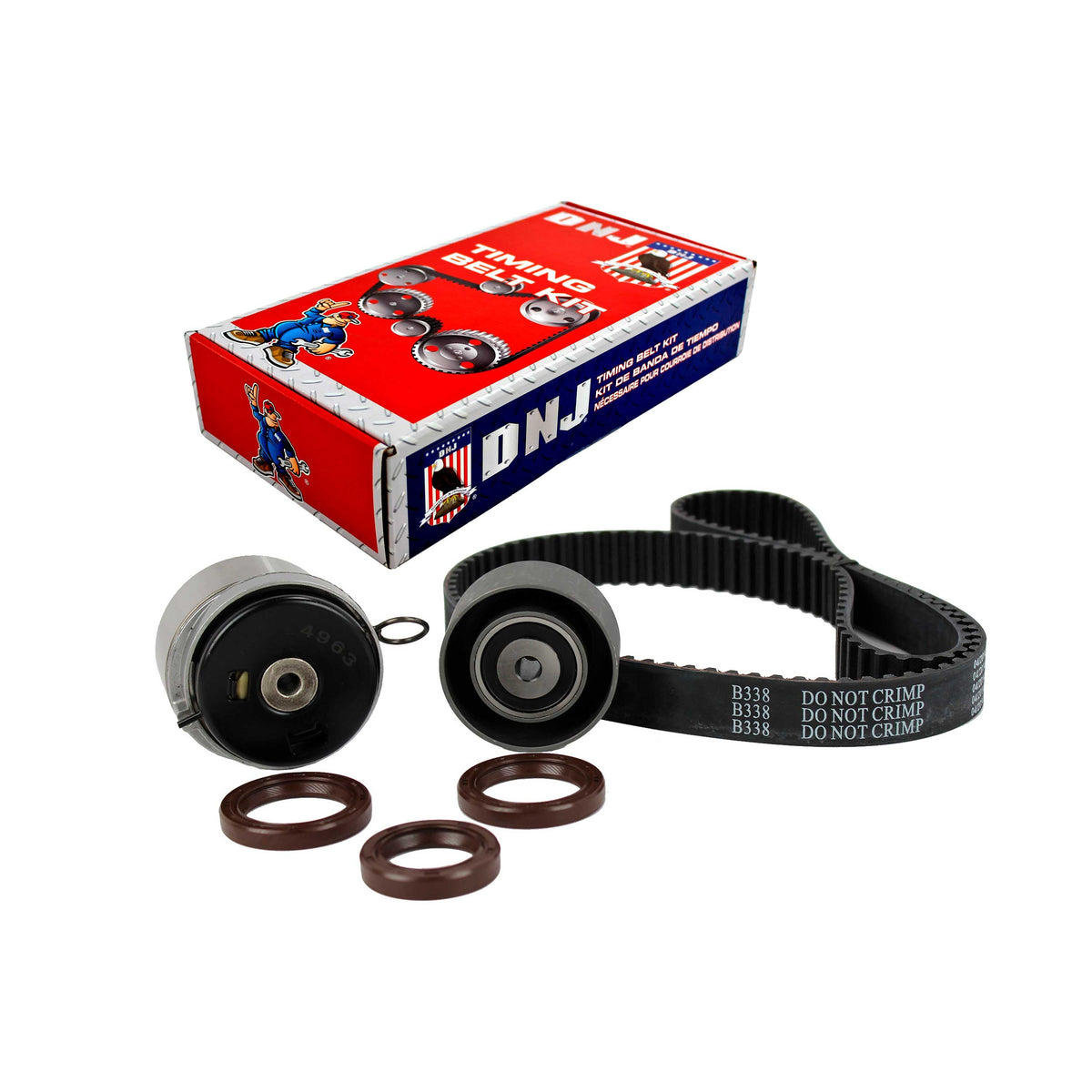 Timing Belt Component Kit 2008-2018 Chevrolet,Pontiac,Saturn 1.6L-1.8L