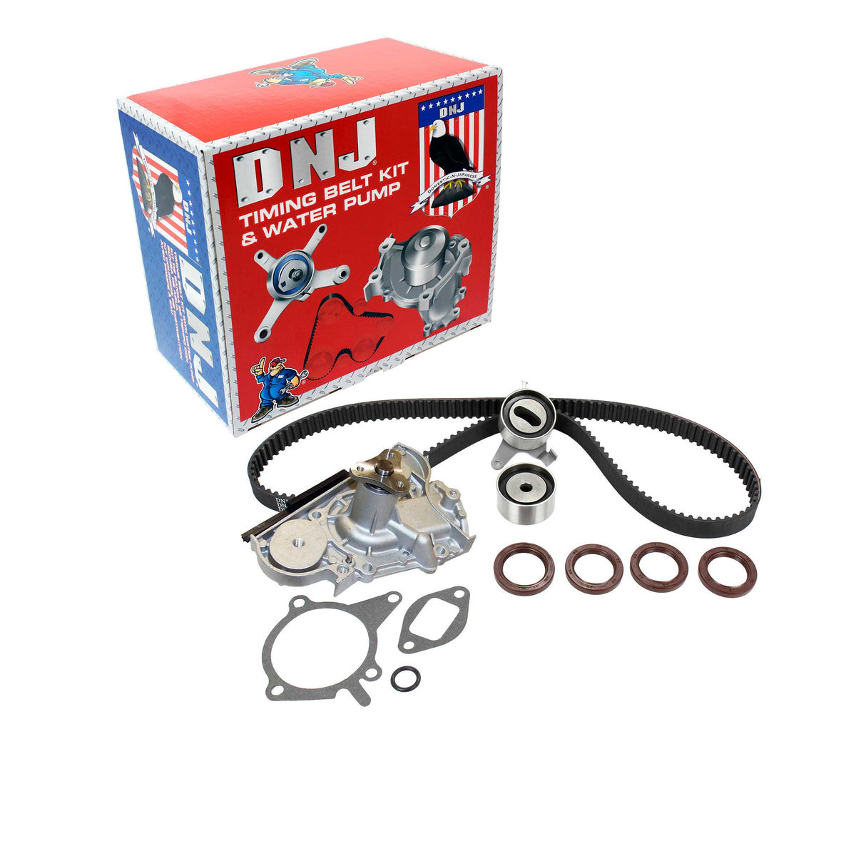 Timing Belt Kit with Water Pump 1990-1996 Ford,Mazda,Mercury 1.6L-1.8L