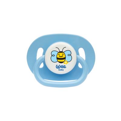 Wee Baby BPA-Free Silicone Orthodontic Pacifier for 0-6 Months Old Babies - Comfortable, Durable, and Safe