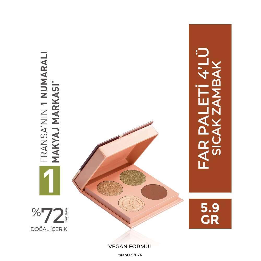 Yves Rocher Warm Lily 4-Color Eyeshadow Palette for Daily Looks