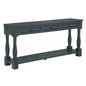 Long Console Table With Drawers And Shelf