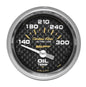 AutoMeter Gauge, Carbon Fiber, Oil Temperature, 140-300 Degrees F, 2 1/16 in., Analog, Electrical - 4748