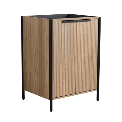Contemporary Freestanding Bathroom Vanity With Adjustable Shelves