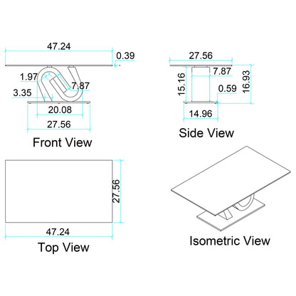 Rocky - Table, Elegant Design