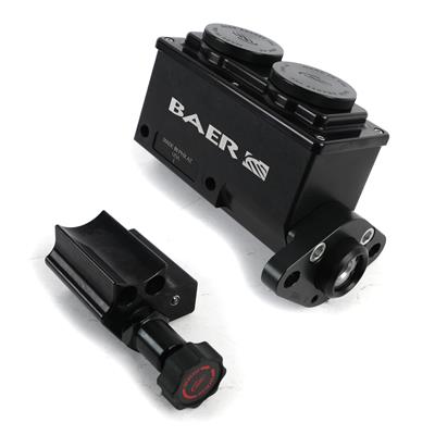 Baer Disc Brake Systems Master Cylinder, Adjustable Proportioning Valve, Black Anodized, 1 in. - 6805204