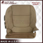 2011 - 2015 Ford Explorer Replacement Leather Bottom Seat Covers In Tan: Choose Leather OR Vinyl